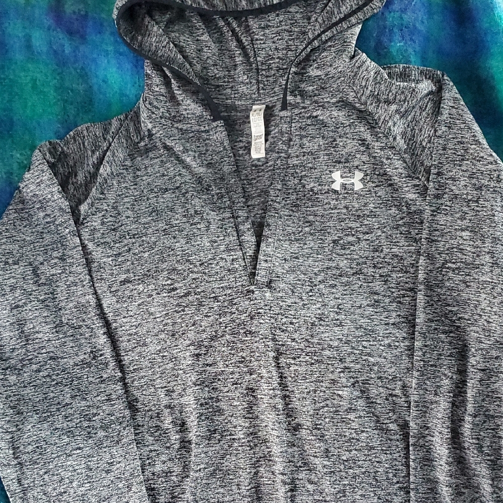 2 Under Armour gray Pullover Hoodies